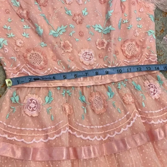 Ivy City Co. Peach Pink Dress Size Small - Picture 5 of 6